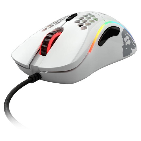 Мишка Glorious Model D, Glossy White, RGB