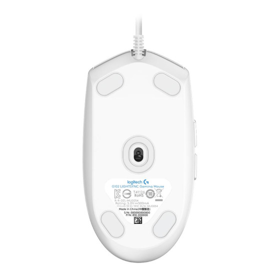 Мишка Logitech G102 LightSync, RGB, White