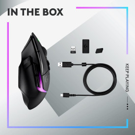 Мишка Logitech G502 X Plus, Black, Lightsync RGB