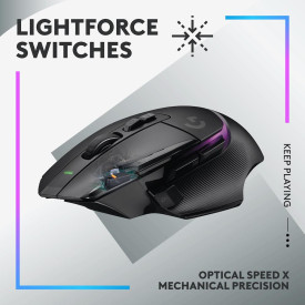 Мишка Logitech G502 X Plus, Black, Lightsync RGB