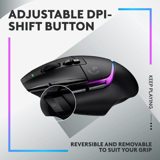 Мишка Logitech G502 X Plus, Black, Lightsync RGB
