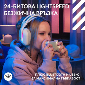 Безжични слушалки Logitech ASTRO A20 X LIGHTSPEED, с микрофон, White (939-002253)