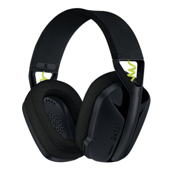 Безжични слушалки Logitech G435 Lightspeed Wireless, USB, Black