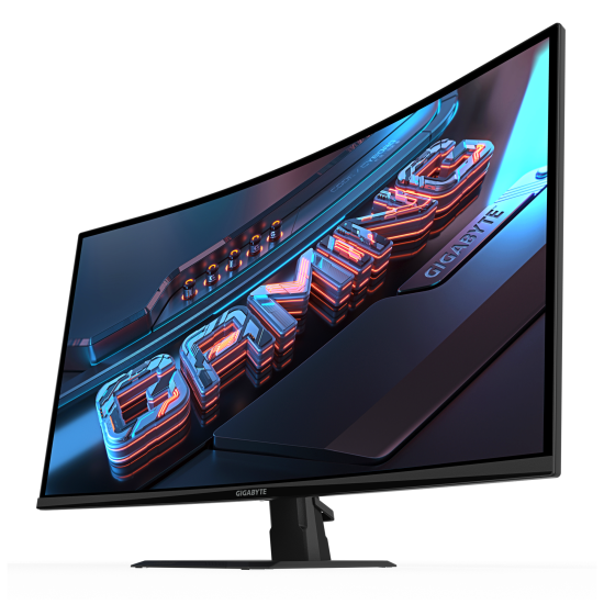 Монитор Gigabyte GS32QCA - 32 инча SS/VA 1500R, QHD 2560x1440, 180Hz, 1ms, HDR Ready, FreeSync Premium, HDMI/DP