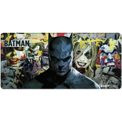 Подложка за мишка DC Batman Torn Collage - Batman and Villains XL, 900x420x4 mm (FWBMPBMTORNCD26XL)