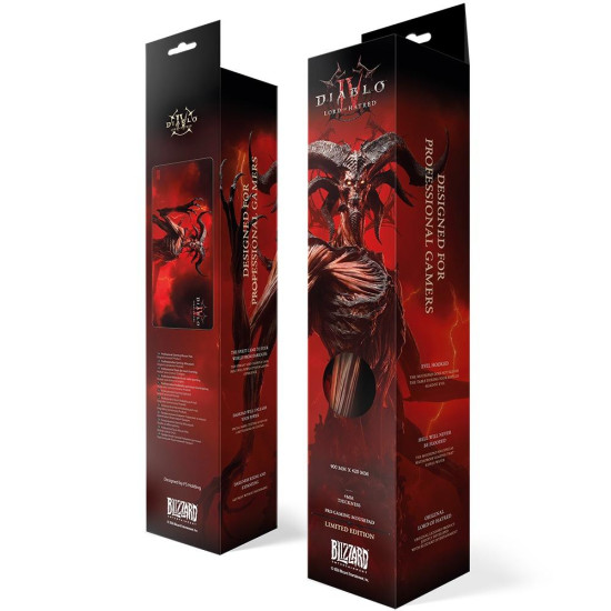 Подложка за мишка Blizzard Diablo IV Lord of Hatred - Mephisto XL, 900x420x4 mm (FBLMPD4LOHMEP26XL)