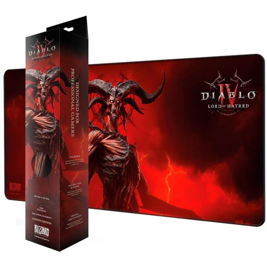 Подложка за мишка Blizzard Diablo IV Lord of Hatred - Mephisto XL, 900x420x4 mm (FBLMPD4LOHMEP26XL)