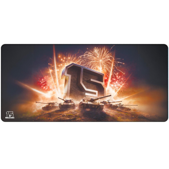 Подложка за мишка World of Tanks 15 Anniversary XL