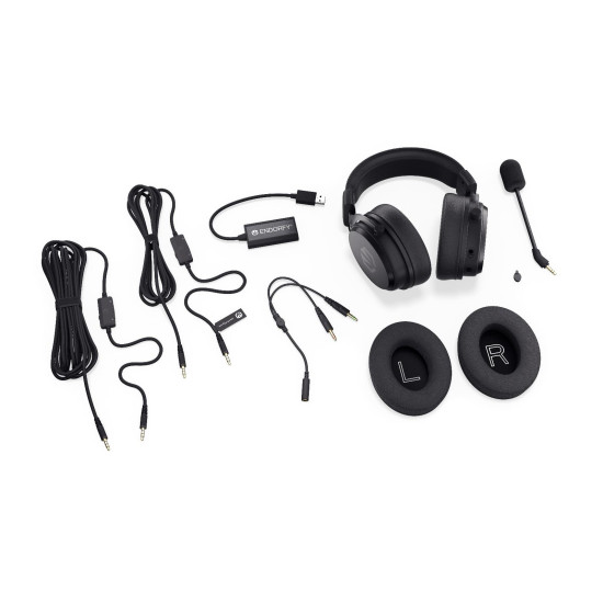 Слушалки ENDORFY Viro Plus, 7.1 Surround sound, USB, Black
