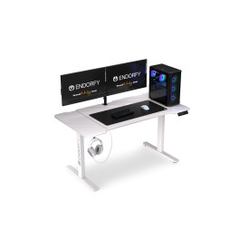 Геймърско бюро ENDORFY - Atlas L Electric - Onyx White