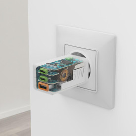 Зарядно HAMA 201996, 65W, GaN, PD