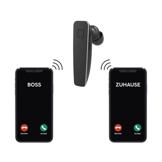 Безжични слушалки HAMA MyVoice2100, Multipoint, Black