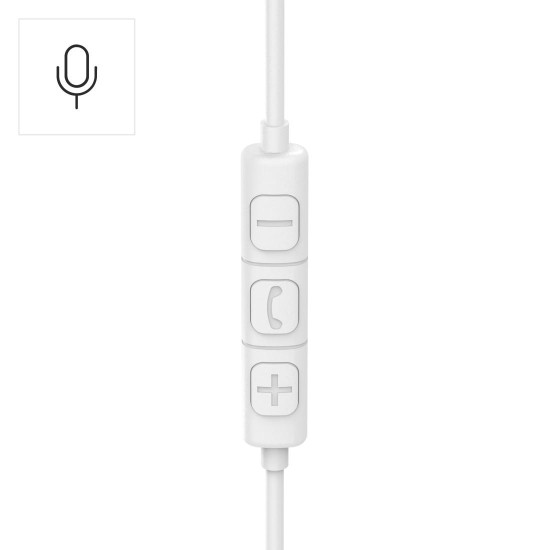 Слушалки HAMA Fun C, USB-C, White