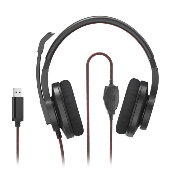 Слушалки HAMA HS-USB400 V2, Black