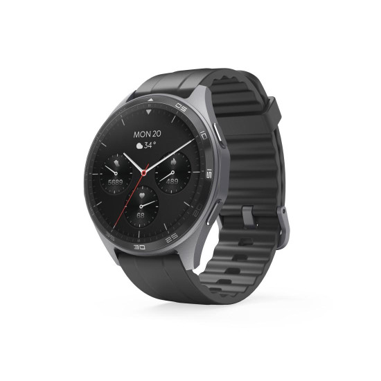 Смарт часовник HAMA 7010, GPS, AMOLED 1.43 инча, 53 мм, Black