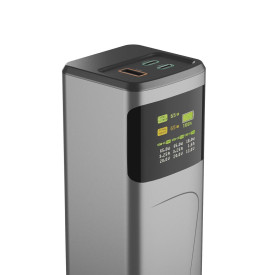 Външна батерия HAMA High Power 201741, 20000 mAh, 65W, 2x USB-C, 1x USB-A, Fast Charging