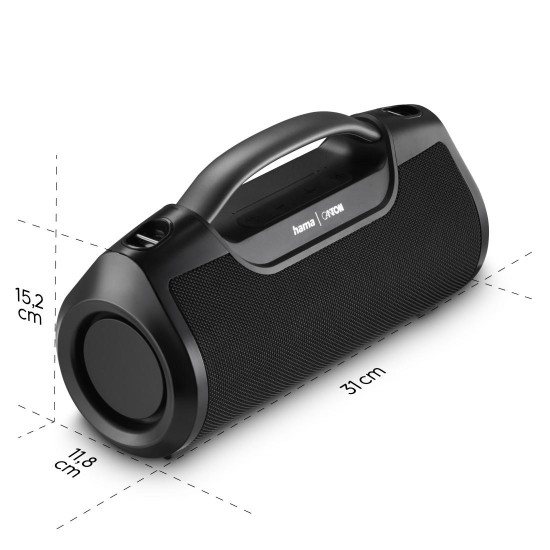 Преносима тонколона HAMA x Canton Mate Pro, 60W, водоустойчива, Black