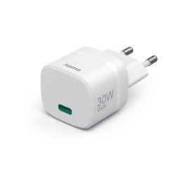 Зарядно HAMA, 30W, GaN, USB-C, PD, Qualcomm Quick Charge, Zero Standby