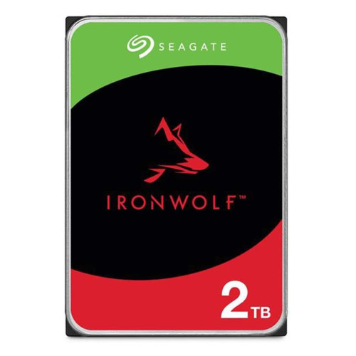 Вътрешен твърд диск SEAGATE IronWolf 2TB, 5400 rpm, 256 MB, SATA3 6 Gb/s, ST2000VN003