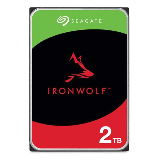 Вътрешен твърд диск SEAGATE IronWolf 2TB, 5400 rpm, 256 MB, SATA3 6 Gb/s, ST2000VN003