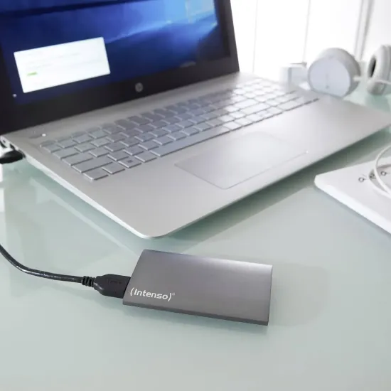 Външен SSD диск Intenso Premium anthracite 500GB, USB 3.2