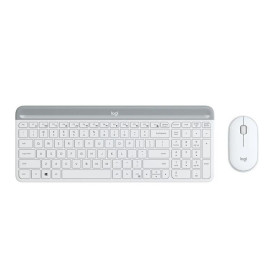 Комплект клавиатура и мишка Logitech MK470, White