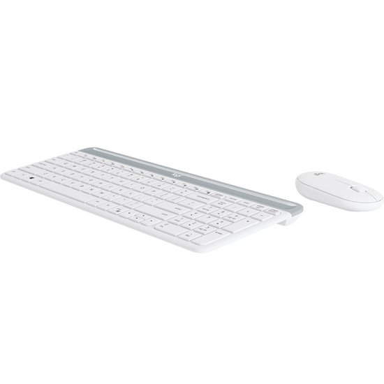 Комплект клавиатура и мишка Logitech MK470, White