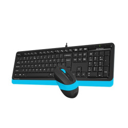Комплект клавиатура и мишка A4Tech Fstyler F1010, Black/Blue
