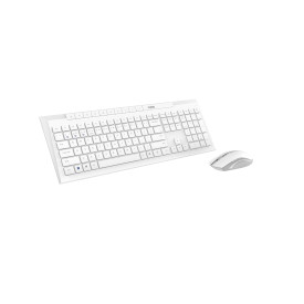 Комплект клавиатура и мишка Rapoo 8210M, Multi-Mode, White