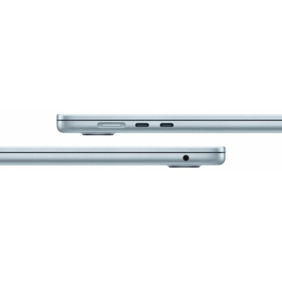 Лаптоп Apple MacBook Air 15 2025, Sky Blue, 15.3 инча, 2880 x 1864, Apple M4 10C, GPU Apple M4, 16GB RAM, 256GB SSD, macOS Sequioa
