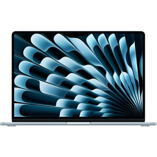 Лаптоп Apple MacBook Air 15 2025, Sky Blue, 15.3 инча, 2880 x 1864, Apple M4 10C, GPU Apple M4, 16GB RAM, 256GB SSD, macOS Sequioa