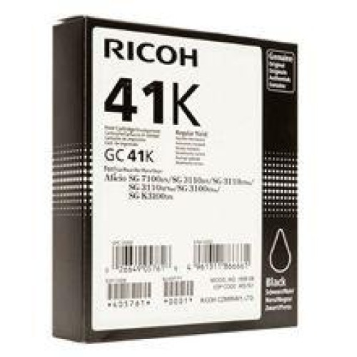 Мастило RICOH GC41K, Black