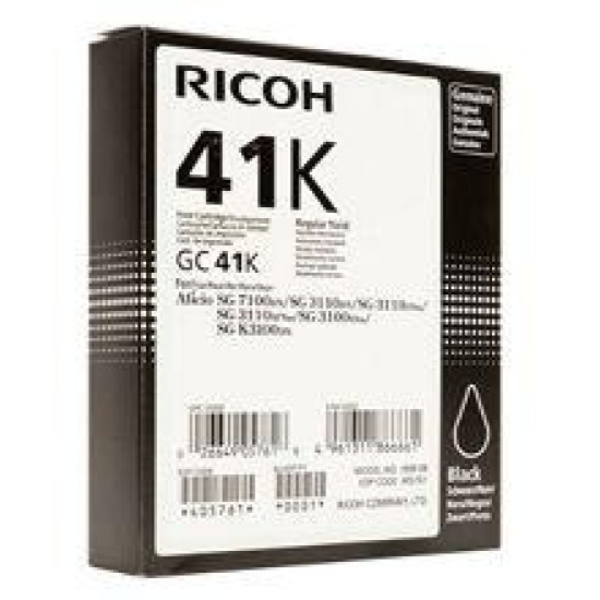 Мастило RICOH GC41K, Black