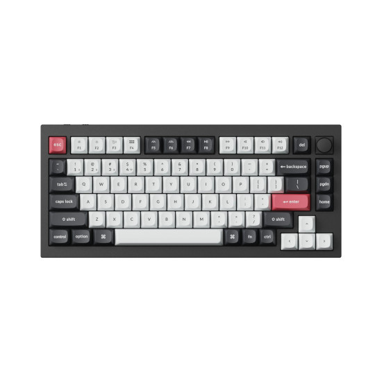 Клавиатура Keychron Q1 HE QMK 75%, RGB, White
