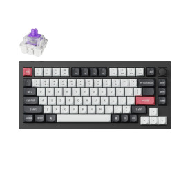 Клавиатура Keychron Q1 HE QMK 75%, RGB, White