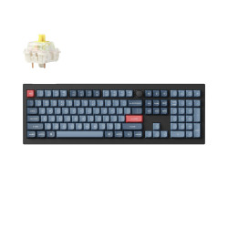 Безжична клавиатура Keychron V6 Max QMK, Carbon Black, Full Size