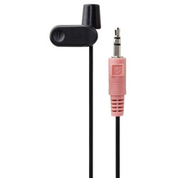 Микрофон HAMA Clip-On, 3.5 mm, Black