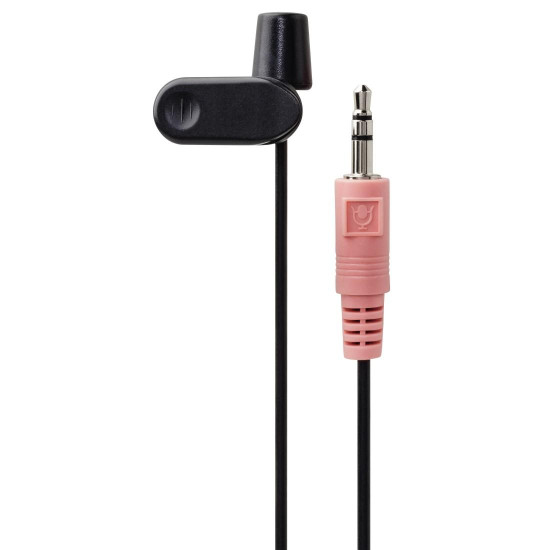 Микрофон HAMA Clip-On, 3.5 mm, Black