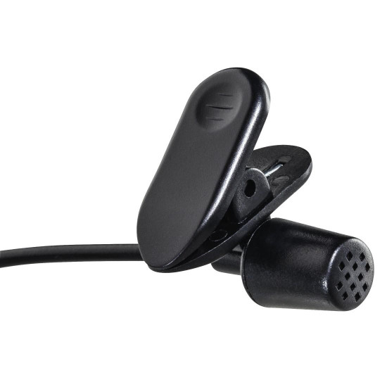 Микрофон HAMA Clip-On, 3.5 mm, Black