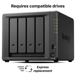 NAS устройство Synology DS425+, 4-Bay, Intel Celeron J4125, 2GB DDR4