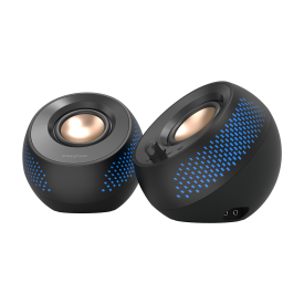 Тонколони Creative PEBBLE X, 15W, USB-C, Bluetooth, 3.5mm