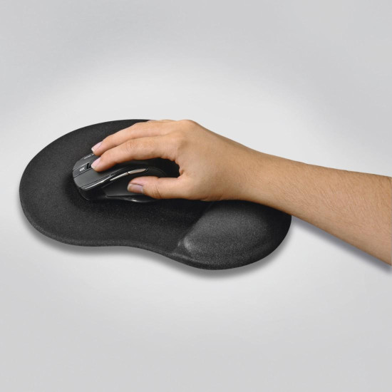 Подложка за мишка HAMA Ergo, 255x215x21 mm, Black (HAMA-126854)