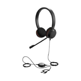 Слушалки Jabra Evolve 20 MS Stereo, с микрофон, USB-C/USB-A, Black (4999-823-169)