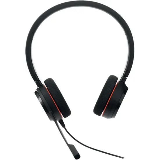 Слушалки Jabra Evolve 20 MS Stereo, с микрофон, USB-C/USB-A, Black (4999-823-169)