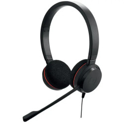 Слушалки Jabra Evolve 20 MS Stereo, с микрофон, USB-C/USB-A, Black (4999-823-169)