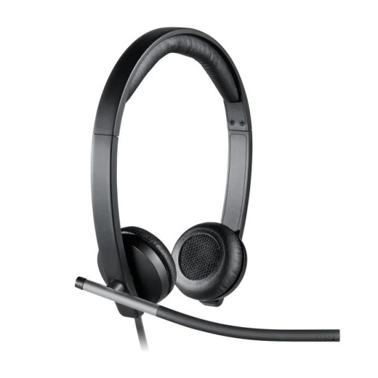 Слушалки Logitech H650e, USB, Mic, Black