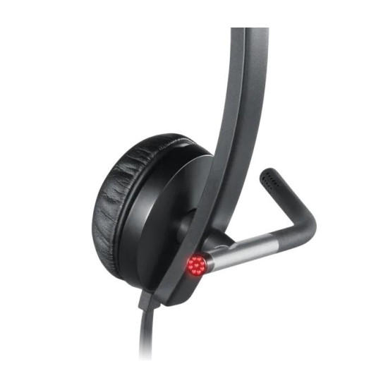 Слушалки Logitech H650e, USB, Mic, Black