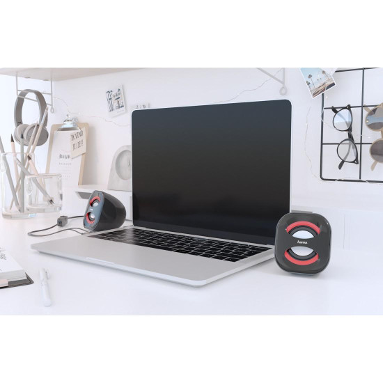 Тонколони HAMA Sonic Mobil 183, 3W, 3.5mm, USB