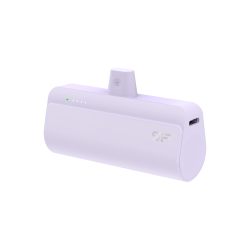 Външна батерия Silicon Power QD50, 5000mAh, 20W, USB-C, Purple