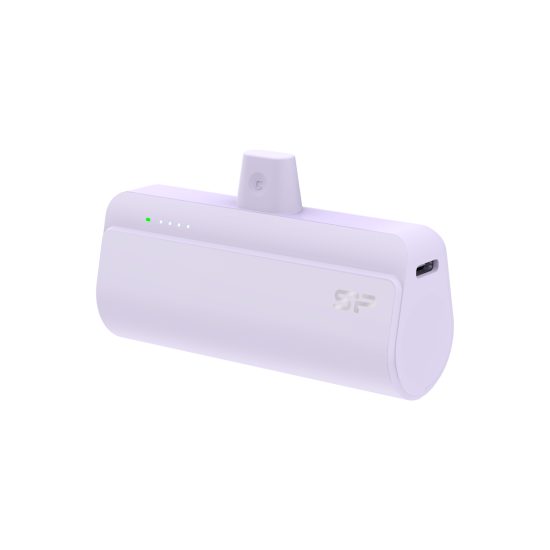 Външна батерия Silicon Power QD50, 5000mAh, 20W, USB-C, Purple